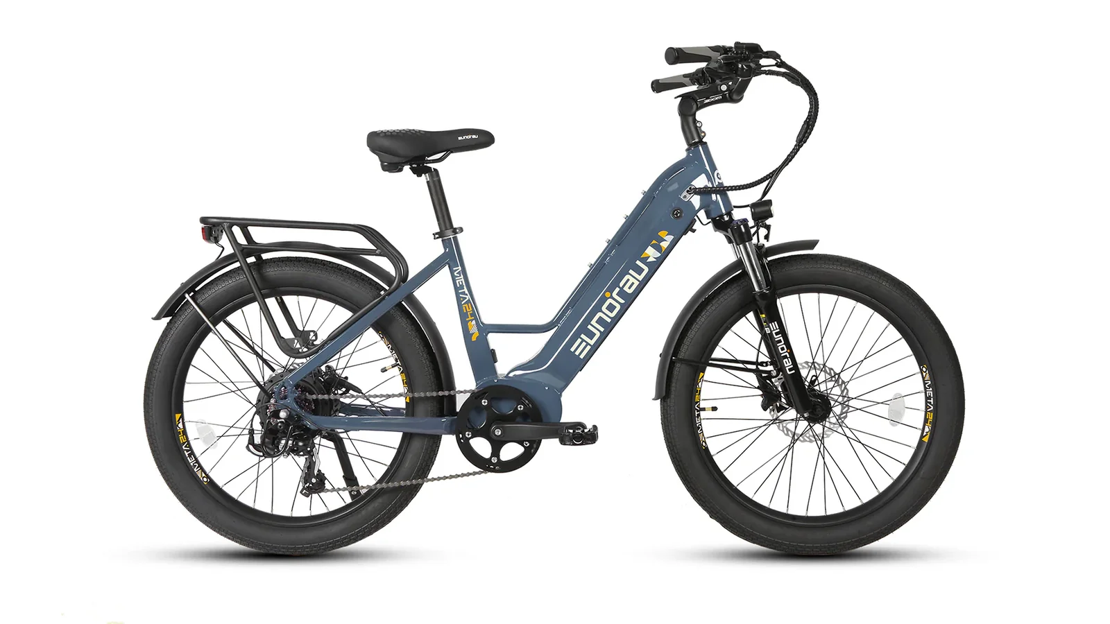 13_0baf6e3a-4e59-45b9-b903-cd78e9455d74 (1) Eunorau Meta 275 2.0 Step-Through Commuter Electric Bike - Image 1